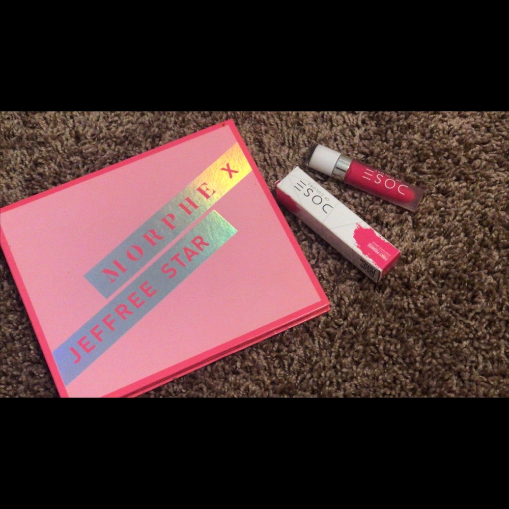 MorphexJS pallete & dc pinky promise lippie
